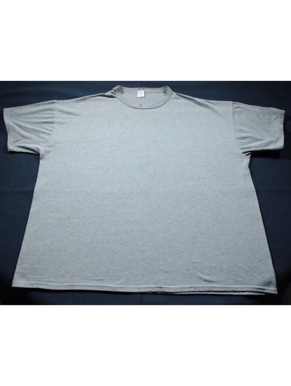 Men's Vintage Russell Athletic Solid Blank Gray T-Shirt 2XL